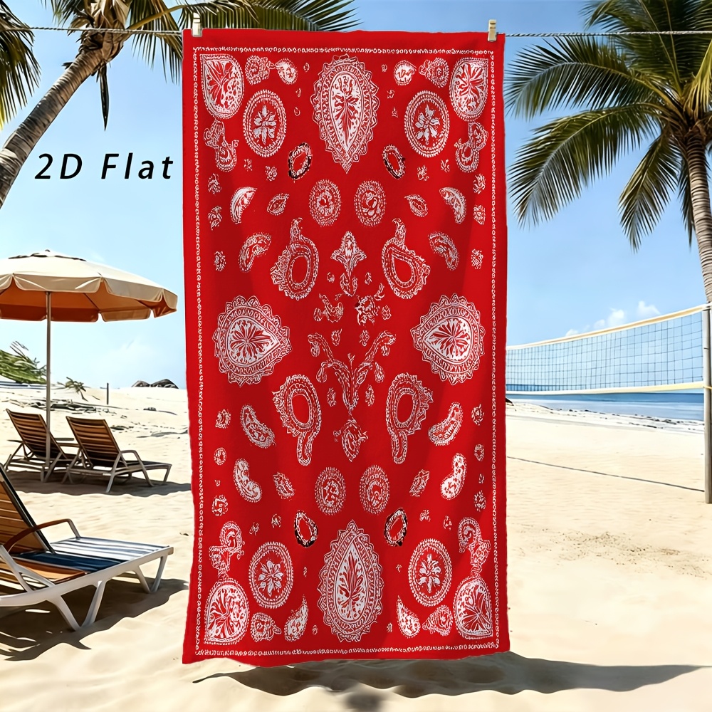 Woven Scarf Blanket - Classico telo mare bandana con motivo