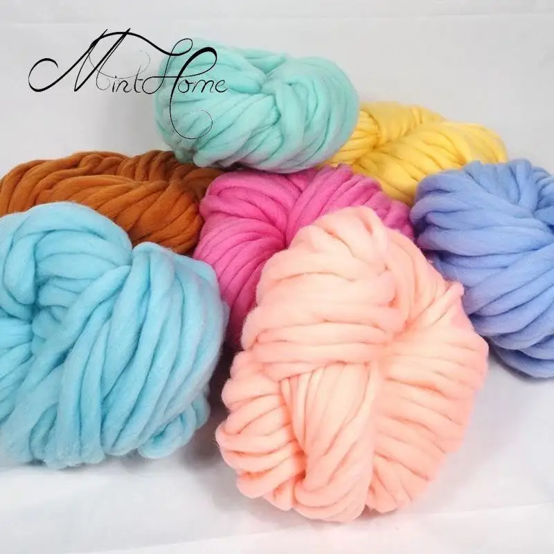 Woven Scarf Blanket - Minthome 0.2s lana imitazione lana filo