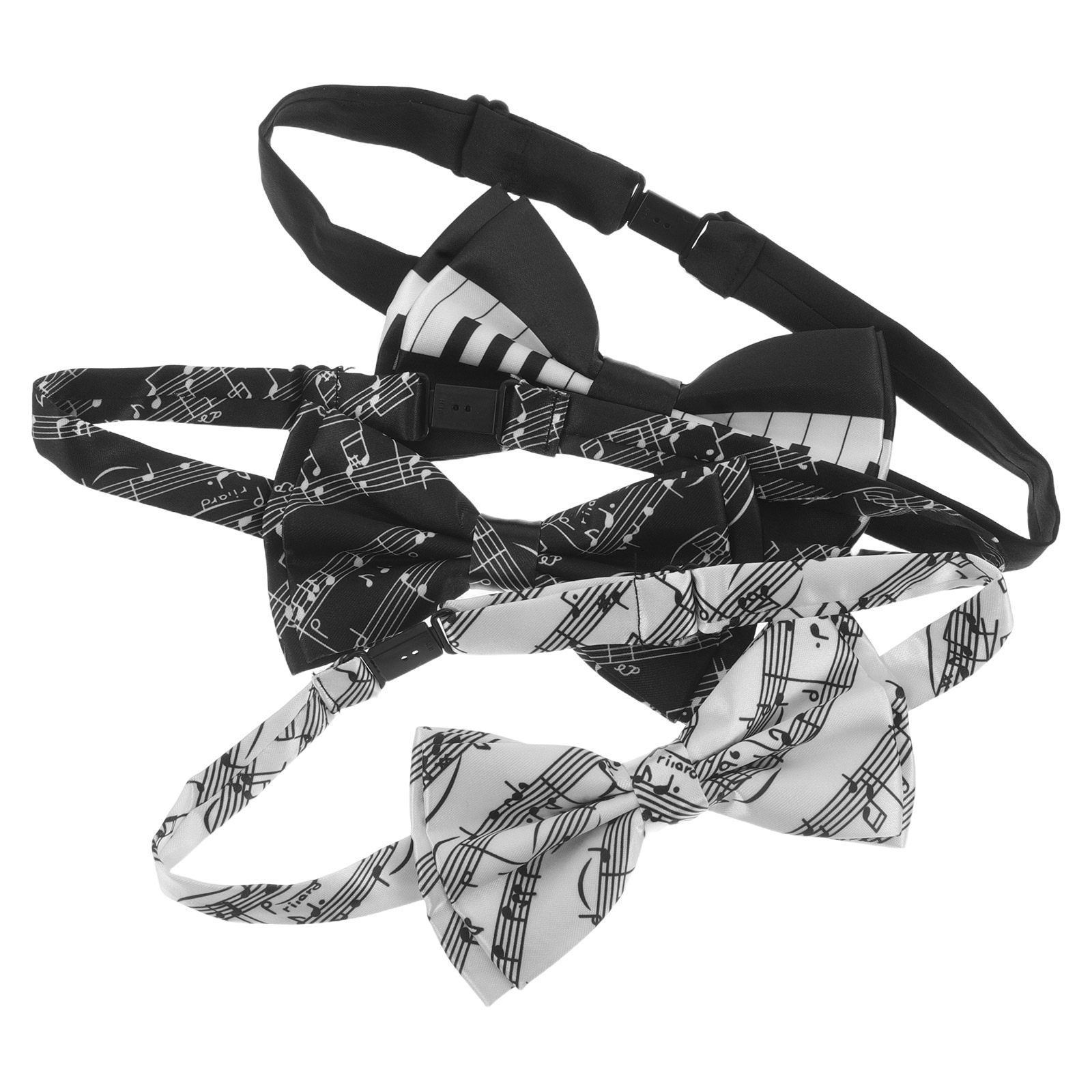 Bow Tie Pre Tied - 3 pezzi di papillon a tema