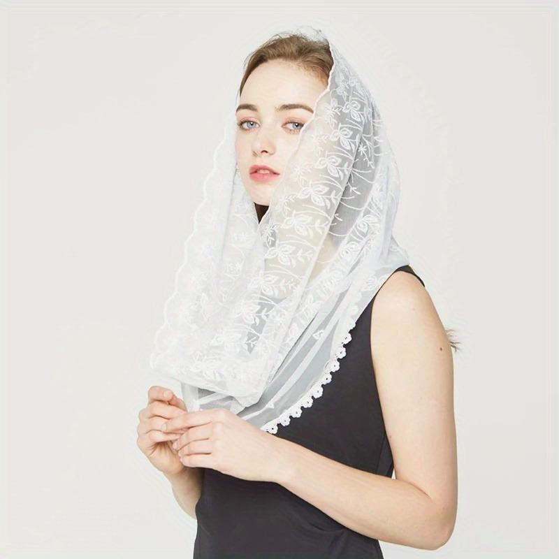 Infinity Scarf Knit - Veli da Chiesa per Donna, Mantilla