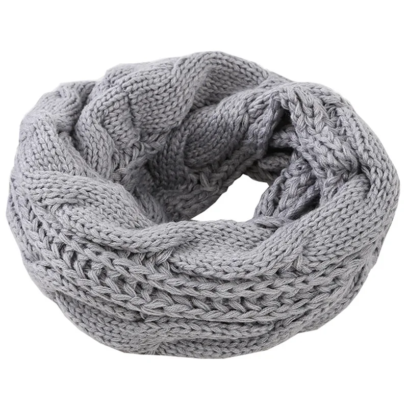Infinity Scarf Knit - Uomo Donna Ragazzi Ragazze Maglia a