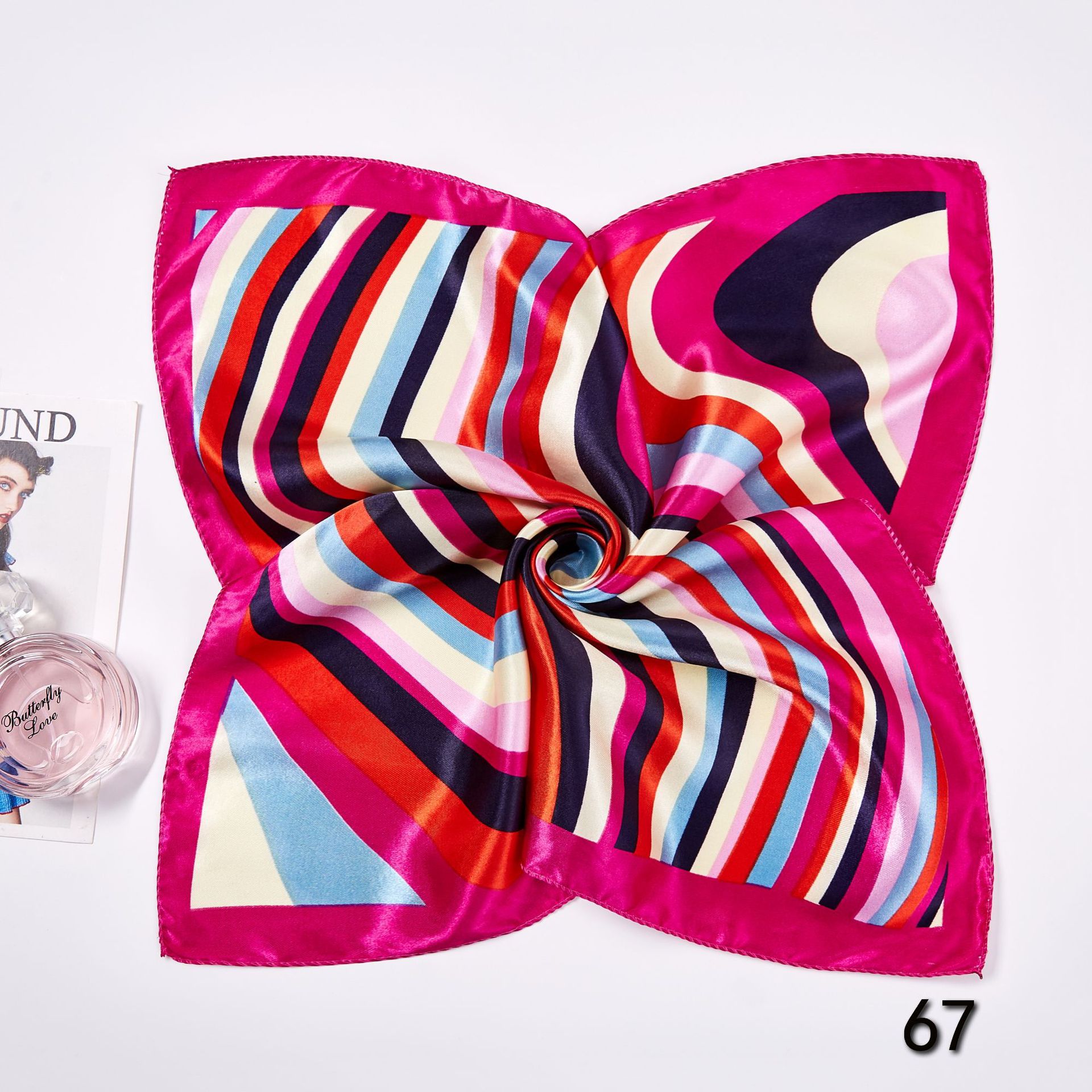 Sciarpe di seta quadrate 50 *  - Silk Neck Scarf recensione e prezzo
