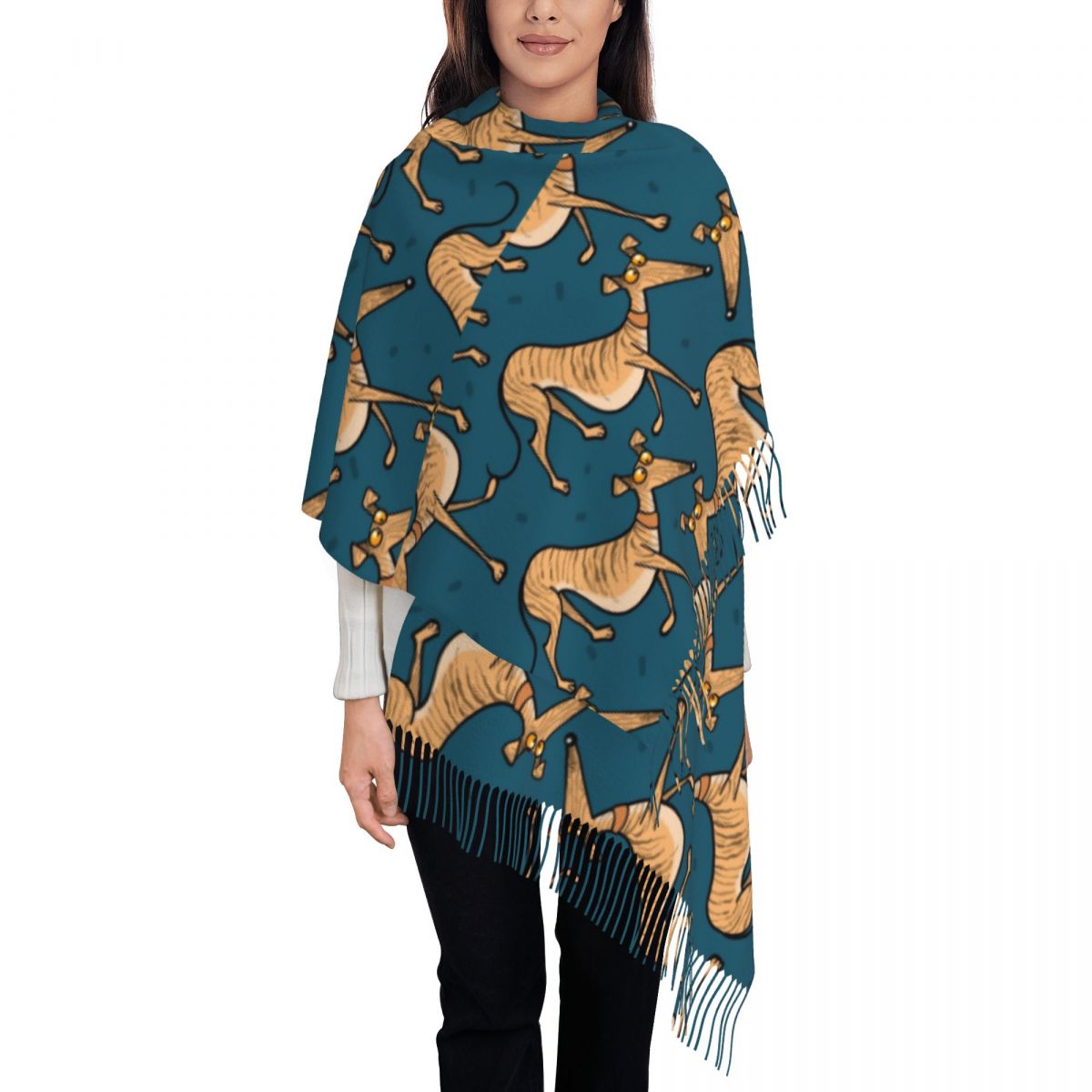 Greyhound Whippet Lurcher Scia - Pashmina Wrap Large recensione e prezzo