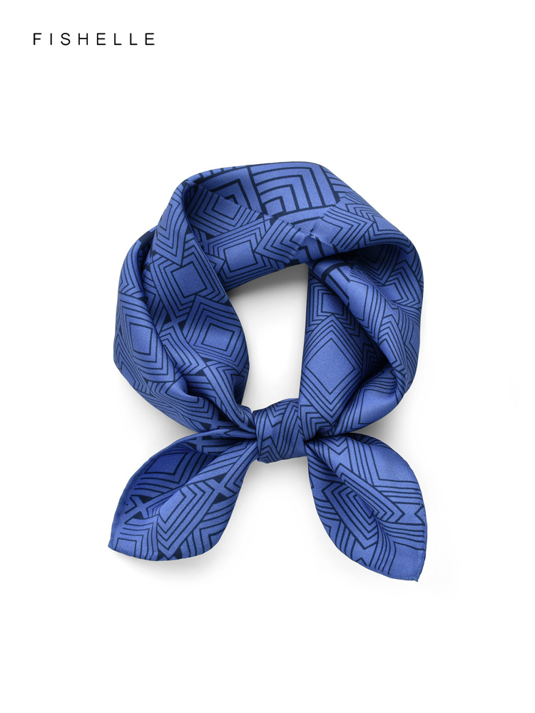 Cinese classico blu bianco por - Silk Neck Scarf recensione e prezzo