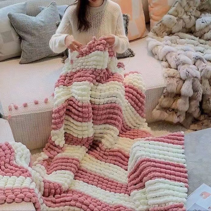 Filato per pompon 130G/rotolo, - Woven Scarf Blanket recensione e prezzo