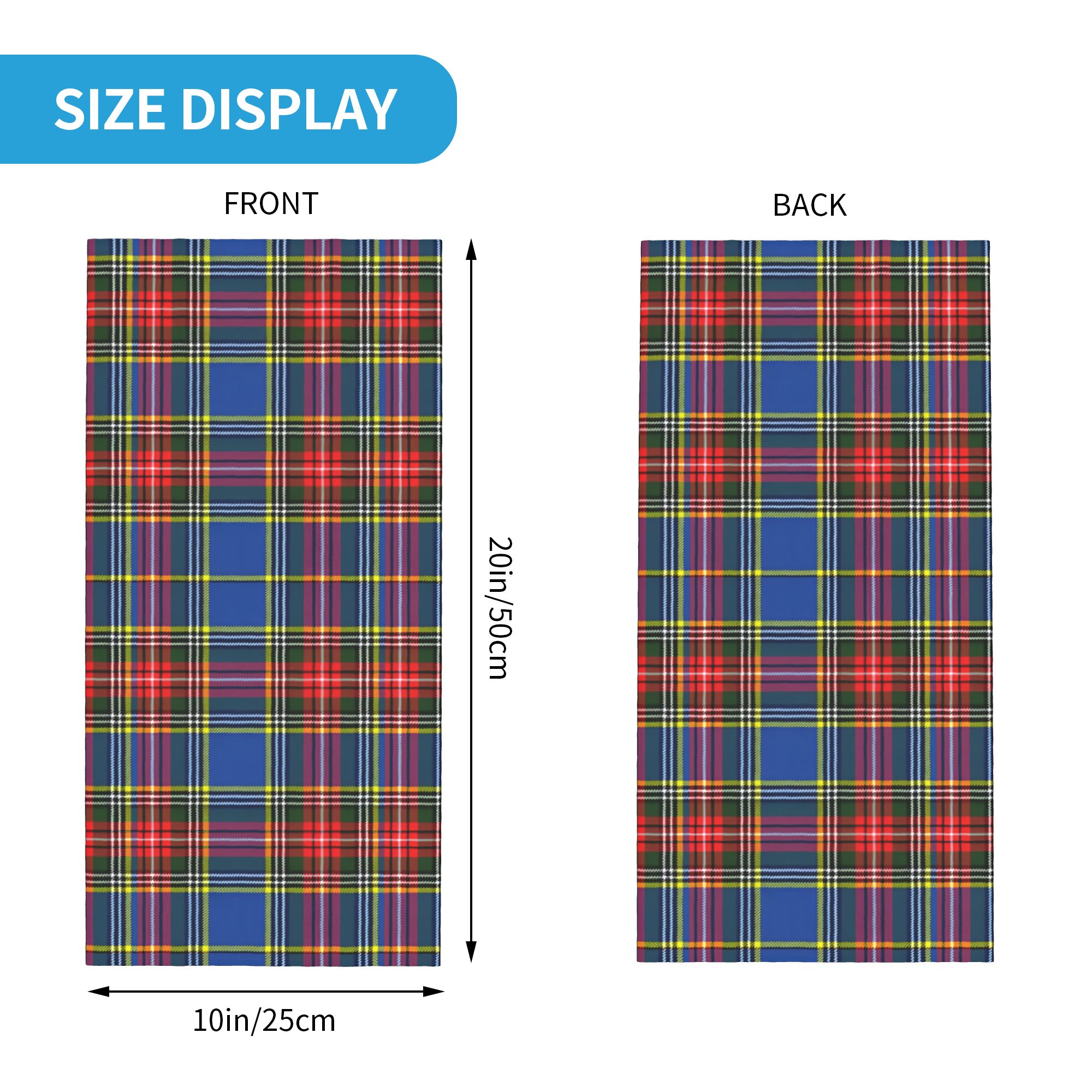 Personalizzato Royal Tartan Pl - Neck Warmer Tube recensione e prezzo
