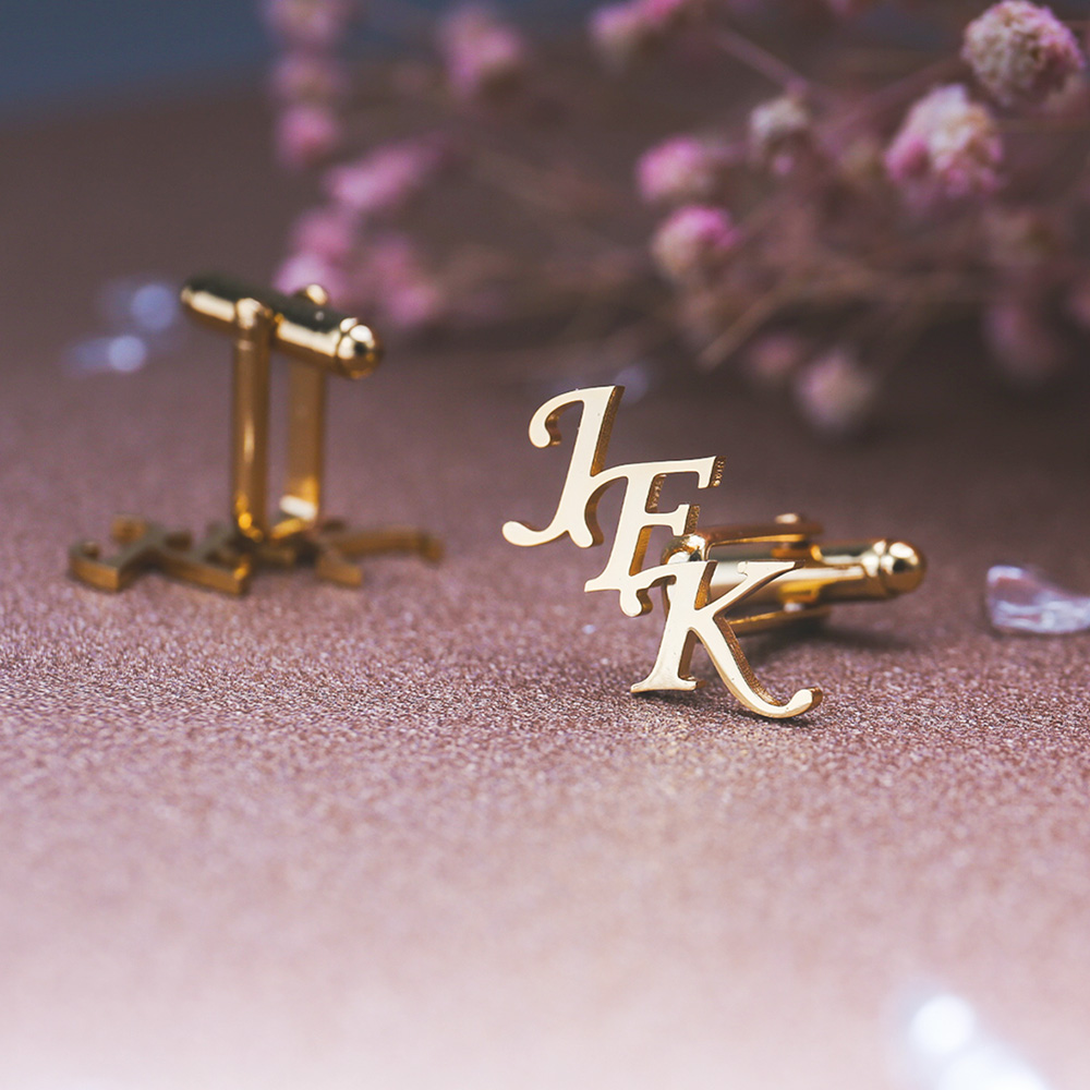 Gemelli con prima lettera pers - Tie Clip Silver recensione e prezzo