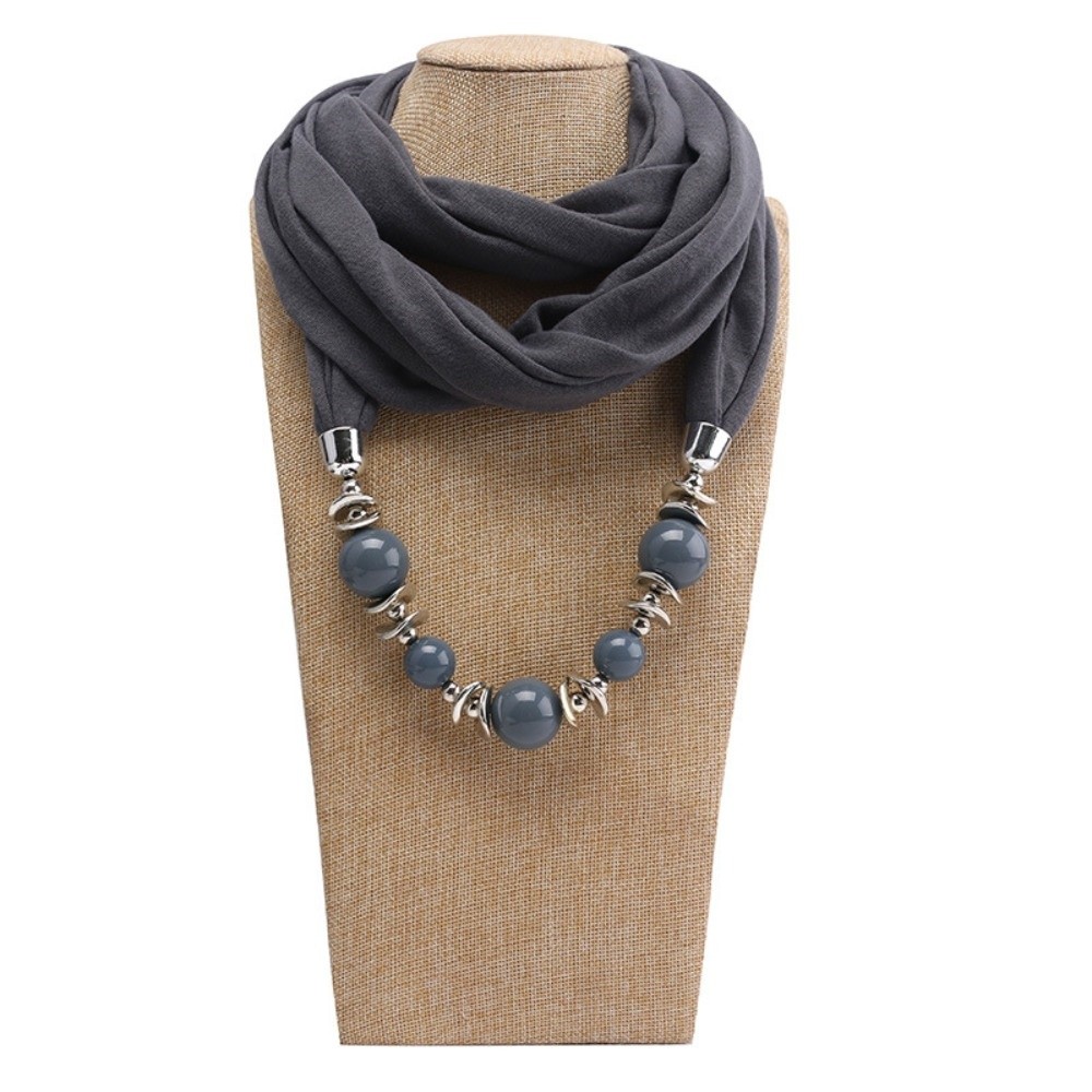Sciarpa in Chiffon con Perline - Infinity Scarf Knit recensione e prezzo